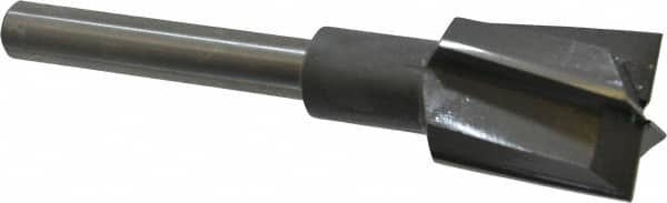 Made in USA - 1-5/16" Diam, 1/2" Shank, Diam, 4 Flutes, Straight Shank, Interchangeable Pilot Counterbore - A1 Tooling