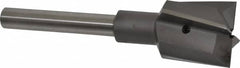 Made in USA - 1-1/2" Diam, 1/2" Shank, Diam, 4 Flutes, Straight Shank, Interchangeable Pilot Counterbore - A1 Tooling