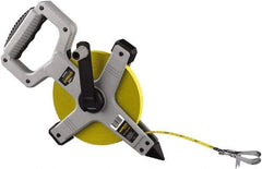 Komelon - 200' x 1/2" Yellow Steel Blade Tape Measure - 1/8" Graduation, Gray ABS Plastic Case - A1 Tooling