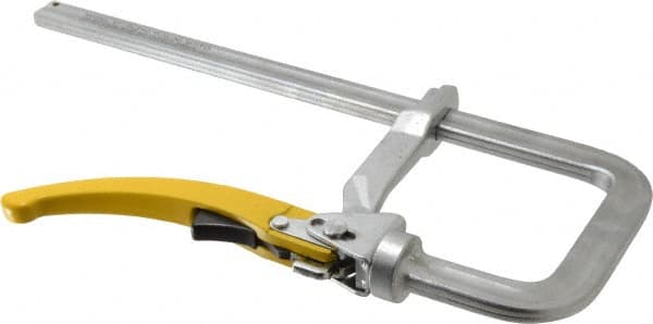 Strong Hand Tools - 4-3/4" Deep Throat, 10" Max Capacity, Step Over Sliding Arm Clamp - 1,000 Lb Clamping Pressure - A1 Tooling