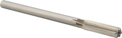 Union Butterfield - 1/2" High Speed Steel 6 Flute Chucking Reamer - Straight Flute, 0.4355" Straight Shank, 2" Flute Length, 8" OAL - A1 Tooling