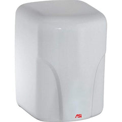 ASI-American Specialties, Inc. - 1600 Watt White Finish Electric Hand Dryer - 220-240 Volts, 7.3 Amps, 8-1/16" Wide x 11-19/64" High x 7-5/64" Deep - A1 Tooling