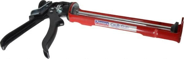 Powers Fasteners - 10 oz Half Barrel Frame Manual Caulk/Adhesive Applicator - Use with Power Fastner Push-Pak Cartridge & Power Fastner T308+ Epoxy Adhesive Anchoring System & Quik-Shot Carridge - A1 Tooling