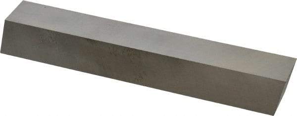 Cleveland - T15 Cobalt Square Tool Bit Blank - 1" Wide x 1" High x 7" OAL, 2 Beveled Ends, 10° Bevel Angle, Ground - Exact Industrial Supply