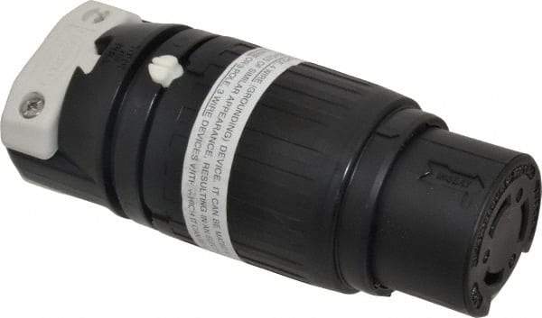 Hubbell Wiring Device-Kellems - 250 VDC, 600 VAC, 50 Amp, NonNEMA Configuration, Industrial Grade, Self Grounding Connector - 1 Phase, 3 Poles, IP20, 0.83 to 1-1/4 Inch Cord Diameter - A1 Tooling