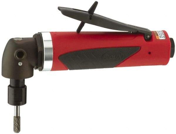 Sioux Tools - 1/4" Collet, Angle Handle, Angle Air Die Grinder - 12,000 RPM, Rear Exhaust, 30 CFM, 1 hp, 6.21 bar, 1/4 NPT - A1 Tooling