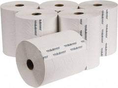 PRO-SOURCE - Hard Roll of 1 Ply White Paper Towels - 10" Wide, 800' Roll Length - A1 Tooling