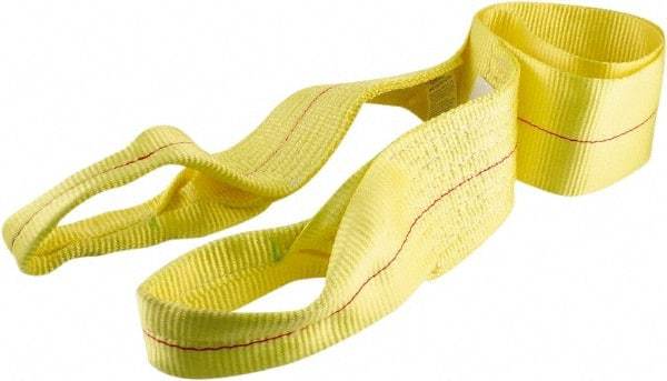 Erickson Manufacturing - Loop Polyester Tow Strap - 6' Long, 15,000 Lb Capacity - A1 Tooling