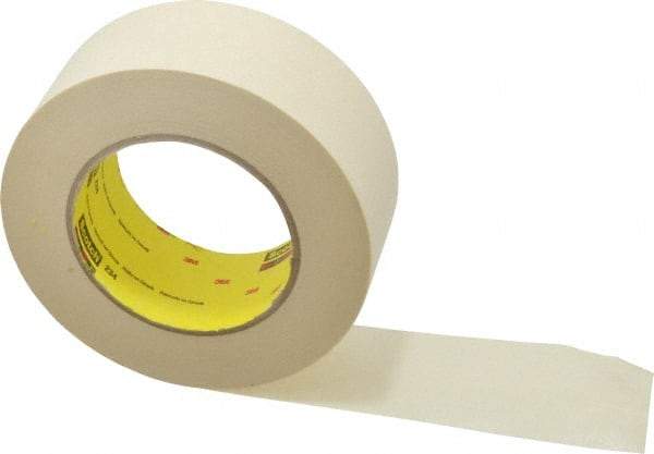 3M - 2" Wide x 60 Yd Long Tan Paper Masking Tape - Series 234, 5.9 mil Thick, 27 In/Lb Tensile Strength - A1 Tooling