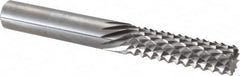 Accupro - 5/16" Diam, 1" LOC, Burr End, Solid Carbide Diamond Pattern Router Bit - Right Hand Cut, 2-1/2" OAL, 5/16" Shank Diam, Use on Fiberglass - A1 Tooling