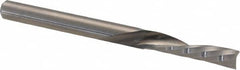 Accupro - 1/8" Cutting Diam x 1/2" Length of Cut, 1 Flute, Downcut Spiral Router Bit - Uncoated, Right Hand Cut, Solid Carbide, 1-1/2" OAL x 1/8" Shank Diam, Single Edge, 21° Helix Angle - A1 Tooling