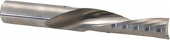 Accupro - 1/2" Cutting Diam x 1-5/8" Length of Cut, 1 Flute, Downcut Spiral Router Bit - Uncoated, Right Hand Cut, Solid Carbide, 3-1/2" OAL x 1/2" Shank Diam, Single Edge, 21° Helix Angle - A1 Tooling