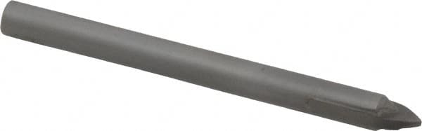 Made in USA - 5/16", 1/4" Diam Straight Shank, Carbide Tipped, Tile and Glass Drill Bit - A1 Tooling