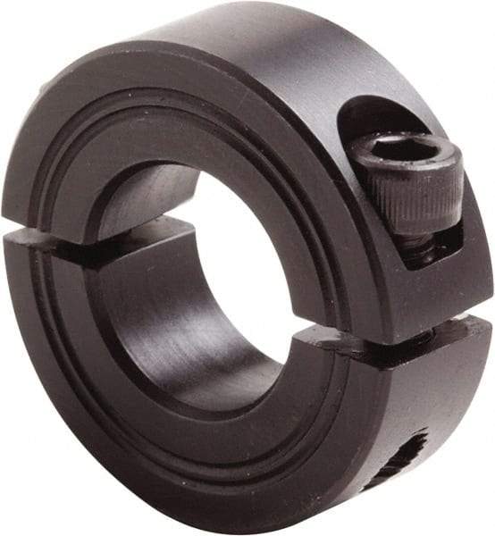 Climax Metal Products - 19mm Bore, Steel, Two Piece Clamp Collar - 1-5/8" Outside Diam - A1 Tooling