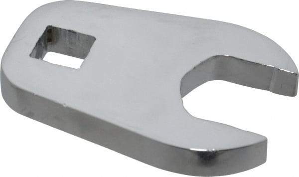 Proto - 15/16" 1/2" Drive Full Polish Chrome Open End Crowfoot Wrench - 1-15/16" Head Diam x 3/8" Head Thickness, 1-31/32" OAL - A1 Tooling