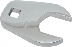 Proto - 1-1/4" 1/2" Drive Full Polish Chrome Open End Crowfoot Wrench - 2-15/32" Head Diam x 3/8" Head Thickness, 2-23/64" OAL - A1 Tooling