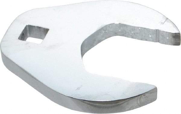 Proto - 1-5/8" 1/2" Drive Full Polish Chrome Open End Crowfoot Wrench - 3-7/32" Head Diam x 1/2" Head Thickness, 3-15/64" OAL - A1 Tooling