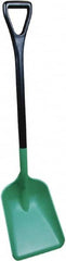 Remco - 13-7/8" High Square Plastic Shovel - 30-7/8" Long D-Grip Handle - A1 Tooling