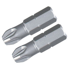 PoziDriv Insert Bit #0 × 25mm (2 Bit Pack) - A1 Tooling