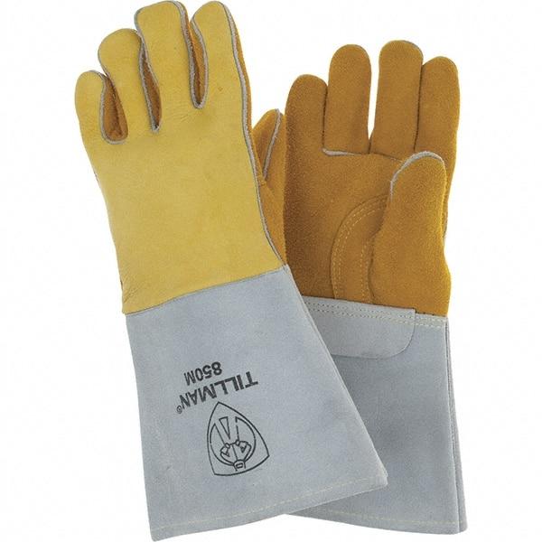 TILLMAN - Welder's & Heat Protective Gloves - MP MED TOPGR GOLDN ELSKIN WLDR GLOVES JT - A1 Tooling