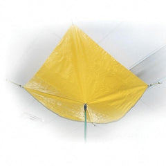 UltraTech - 20" Diam, Square Roof Leak Diverter - 5' Long x 5' Wide x 10 mil Thick, Yellow - A1 Tooling