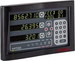 Newall - 3 Axes, Microsyn 2G & Spherosyn 2G Compatible DRO Counter - LED Display, Programmable Memory - A1 Tooling