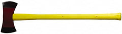 NUPLA - 3-1/2 Lb Head Double Bit Axe - 36" OAL, Fiberglass Ergo Dual Component Handle - A1 Tooling