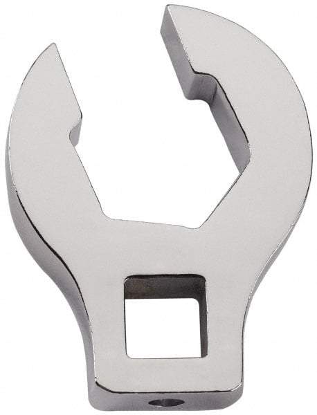 Proto - 7/16" 6 Point 3/8" Drive Chrome Flare Nut Crowfoot Wrench - 29/32" Head Diam x 1/4" Head Thickness, 1-1/2" OAL - A1 Tooling