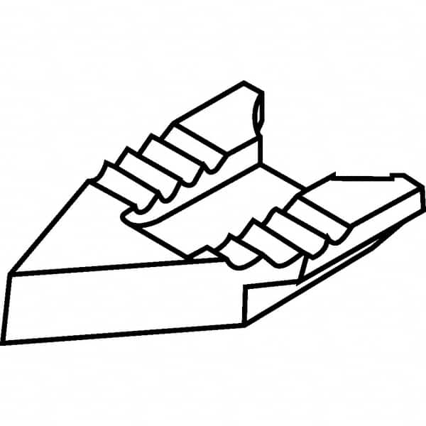 Kennametal - 1/2" Inscribed Circle, 80° Included Angle, Diamond (Shape), Chipbreaker for Indexables - 80° Included Angle - A1 Tooling