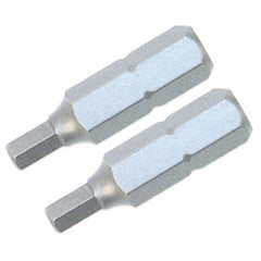 Hex Inch Insert Bit .050 × 25mm (2 Bit Pack) - A1 Tooling