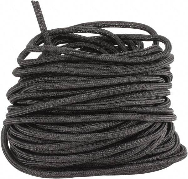 Techflex - Black Braided Cable Sleeve - 200' Coil Length, -103 to 257°F - A1 Tooling