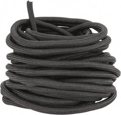 Techflex - Black Braided Cable Sleeve - 75' Coil Length, -103 to 257°F - A1 Tooling