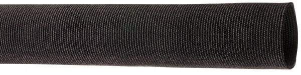 Techflex - 1.13" ID Black Woven Sleeving for Hoses - 50' Long, -50 to 248°F - A1 Tooling