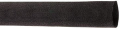 Techflex - 1.34" ID Black Woven Sleeving for Hoses - 50' Long, -50 to 248°F - A1 Tooling