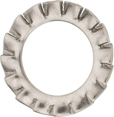 Value Collection - M12 Screw, 13mm ID, Stainless Steel External Tooth Lock Washer - 20.5mm OD, Uncoated, Grade 316 & Austenitic A4 - A1 Tooling