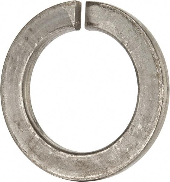 Value Collection - M48, 49mm ID, 75mm OD, 7mm Thick Split Lock Washer - 316 Austenitic Grade A4 Stainless Steel, Uncoated, 49mm Min ID, 50.5mm Max ID, 75mm Max OD - A1 Tooling