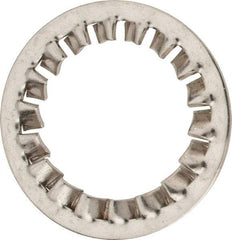 Value Collection - M30 Screw, 31mm ID, Stainless Steel Internal Tooth Lock Washer - 48mm OD, Uncoated, Grade 316 & Austenitic A4 - A1 Tooling