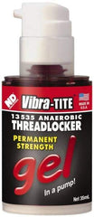 Vibra-Tite - 35 mL Bottle, Red, High Strength Gel Threadlocker - Series 135, 24 hr Full Cure Time, Hand Tool, Heat Removal - A1 Tooling