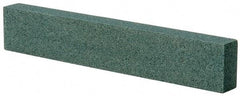 Made in USA - 4-1/4" Long x 3/4" Diam x 3/8" Thick, Silicon Carbide Sharpening Stone - Round Edge Slip, Coarse Grade - A1 Tooling