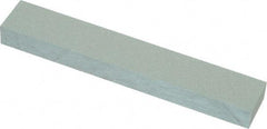 Made in USA - 4-1/4" Long x 3/4" Diam x 3/8" Thick, Silicon Carbide Sharpening Stone - Round, Medium Grade - A1 Tooling