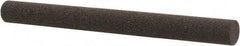 Made in USA - 4" Long x 3/8" Diam x 3/8" Thick, Aluminum Oxide Sharpening Stone - Round, Coarse Grade - A1 Tooling