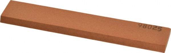 Made in USA - 5" Long x 1" Wide x 3/16" Thick, Aluminum Oxide Sharpening Stone - Rectangle, Fine Grade - A1 Tooling