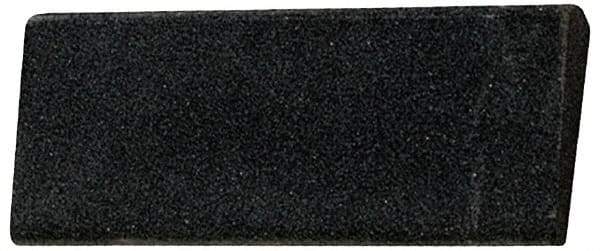 Made in USA - 4-1/2" Long x 1-3/4" Diam x 1/2" Thick, Silicon Carbide Sharpening Stone - Round, Coarse Grade - A1 Tooling