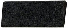 Made in USA - 4-1/2" Long x 1-3/4" Diam x 3/8" Thick, Aluminum Oxide Sharpening Stone - Round, Coarse Grade - A1 Tooling