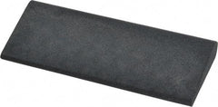 Made in USA - 4-1/2" Long x 1-3/4" Diam x 1/2" Thick, Silicon Carbide Sharpening Stone - Round, Medium Grade - A1 Tooling