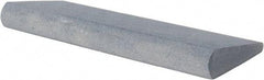 Made in USA - 4-1/2" Long x 1-3/4" Diam x 1/2" Thick, Silicon Carbide Sharpening Stone - Round, Fine Grade - A1 Tooling