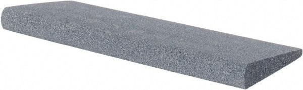 Made in USA - 4-1/2" Long x 1-3/4" Diam x 3/8" Thick, Silicon Carbide Sharpening Stone - Round, Medium Grade - A1 Tooling