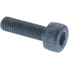 Metric Blue - M12x1.75 Metric Coarse Hex Socket Drive, Socket Cap Screw - Grade 12.9 Alloy Steel, Metric Blue Finish, Partially Threaded, 140mm Length Under Head - A1 Tooling