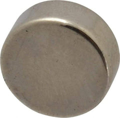 Mag-Mate - 1/2" Diam x 0.2" High Neodymium Rare Earth Magnet - 6 Lb Max Capacity, 200°F Max, Nickel Plated - A1 Tooling