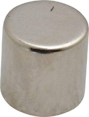 Mag-Mate - 1/2" Diam x 1/2" High Neodymium Rare Earth Magnet - 11.2 Lb Max Capacity, 200°F Max, Nickel Plated - A1 Tooling